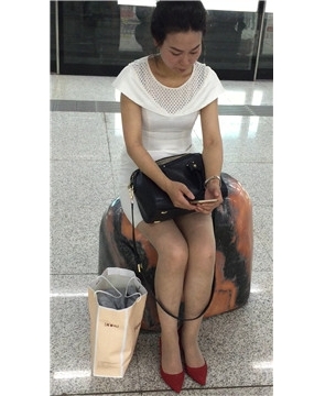 极品气质红高跟知性美女