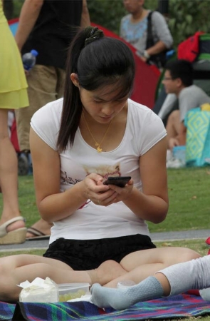 No930 年轻妈妈穿出了短裤和短肉丝的搭配