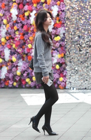 性感街拍黑丝高跟-14P