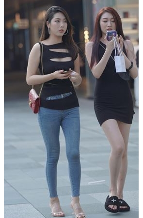 高跟牛仔裤美女(161P)