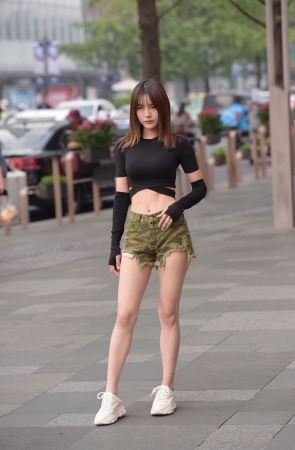 难得一见的绿色