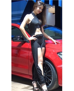 超性感漂亮长腿车展靓模
