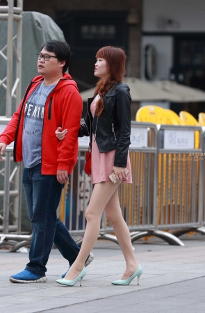 短裤，长腿肉丝，高跟（12）