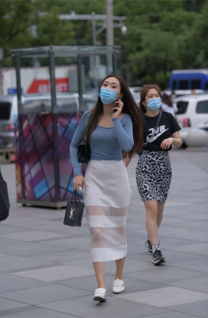 红石街拍作品 – 蓝色性感