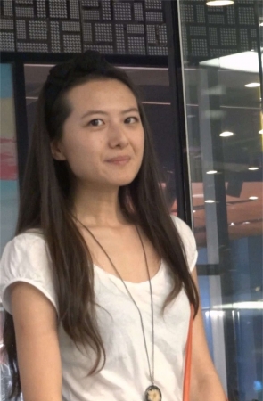 蓝色紧身短裙极品气质美女