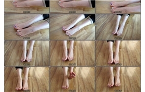 棉袜美脚丫美女大秀玉足