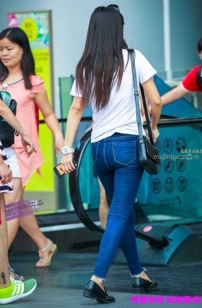 李欢原创——–短牛仔，紧翘（16P）