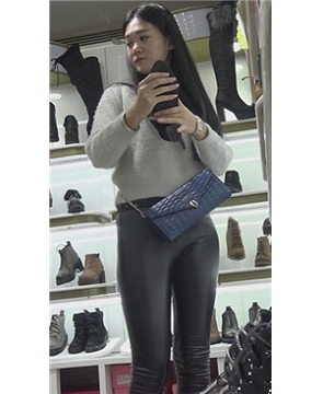 4k-鞋店试鞋的长腿皮裤美女 [1.74 GB]