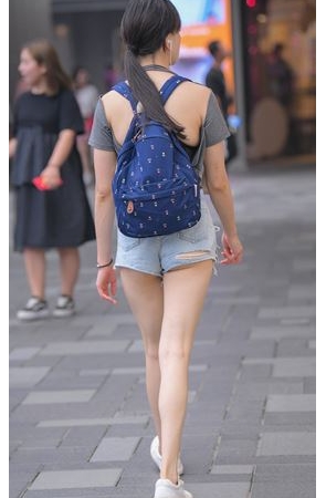 热裤月牙美眉(96P)