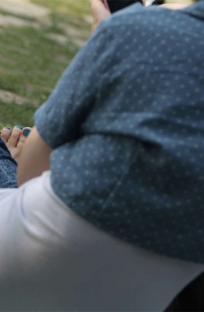 No382 洁白柔顺，不愧为嫩到出水的少女玉足