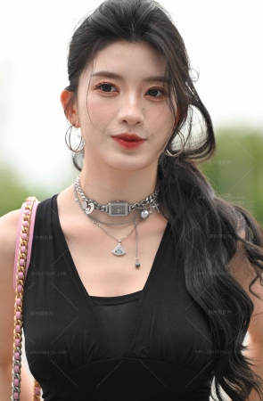 25831-15-104√露肚脐热裤肉丝bb酱 10P