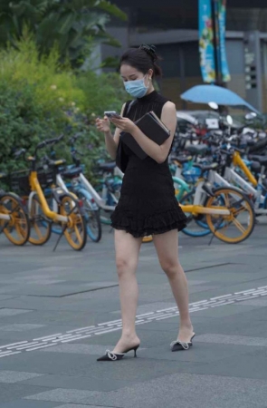 精选街拍作品 NO.1431 黑裙美女[141P／182MB]