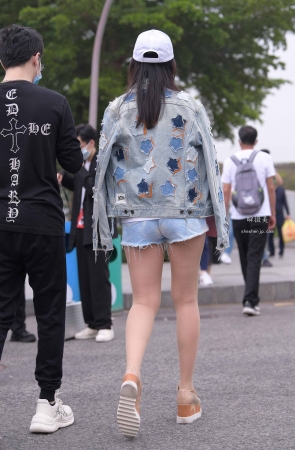 21417-7+107热裤肉腿女孩 6P