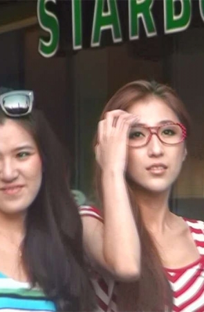 极品超短国旗热裤 小PP都出来了