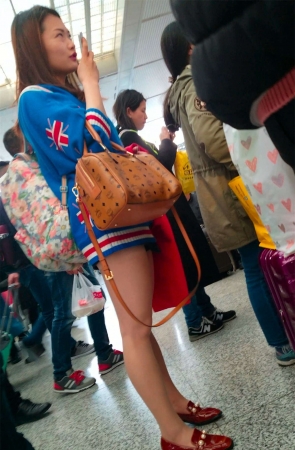 购票的时候最适合拍摄