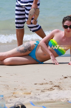 裹胸比基尼-霸气虎头纹身