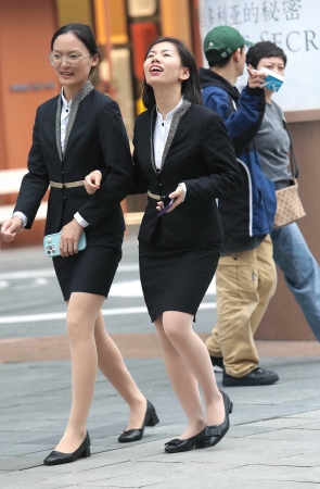 街拍肉丝职业装-13P