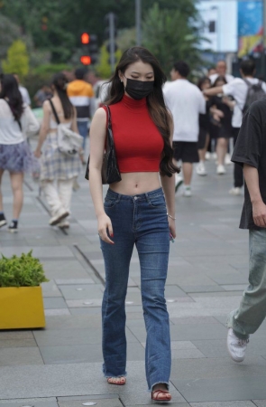 牛仔裤冷艳气质 [130P-1.54GB] 