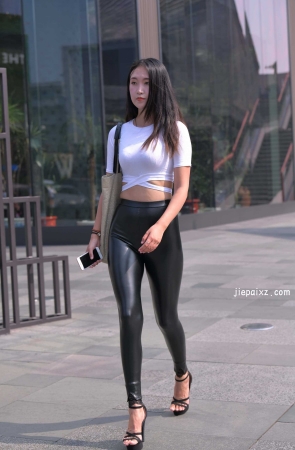 黑色皮裤  【套图+视频】