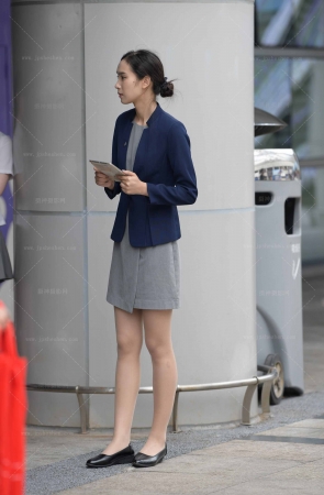 23613-45=87√肉丝销售制服穿搭 14P