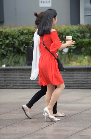 高跟街拍丝袜-喜欢的