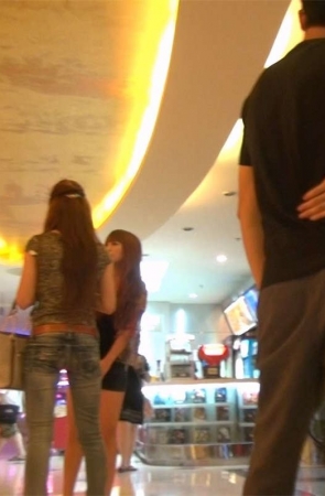 电影院遇见的黑丝包臀裙美女