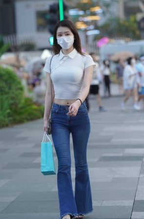 街拍牛仔裤长腿美女 [207P-2.59GB]