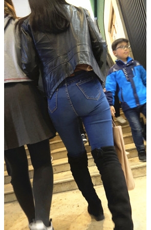 几组牛仔紧身裤MM