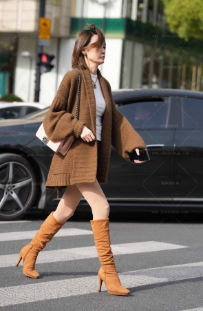 上海时装周之老A8长靴厚肉丝40P 10P