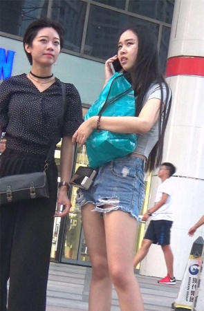 极品牛仔热裤美女