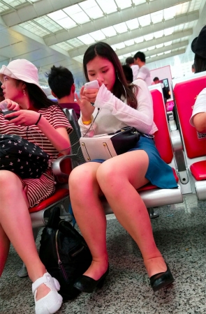 腿不细但是很好看呢