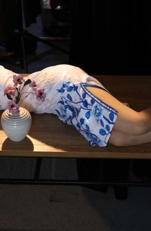 初尝旗袍—小橙子