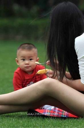 长腿配长丝，完美