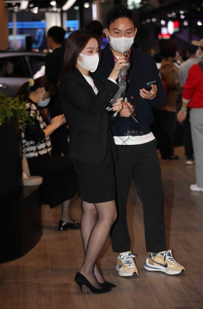 汽车销 shou街拍超薄 黑 丝尖头细跟