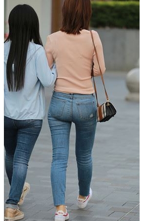 圆润牛仔紧身裤MM(22P)