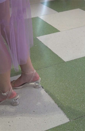 粉嫩美足，仙女气质