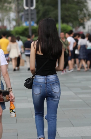 牛仔裤高叉衣美女小姐姐3A113[25P-206M]