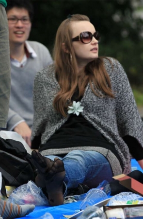 No950 细长西足穿上黑丝，真是好看