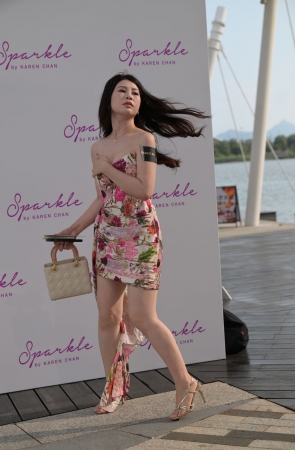 抹胸美腿美足娇萋