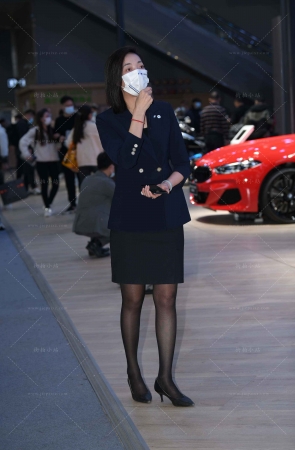 卖宝马的黑色丝高级销售~