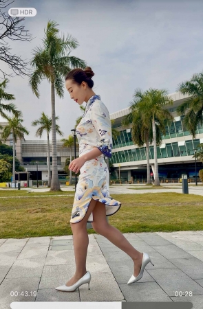 手机4K视频偶遇海航空姐2分钟 5P