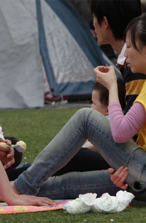 No437 牛仔裤配短肉丝的无穷诱惑