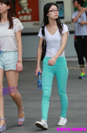 李欢原创——–绿裤，紧翘（9P）