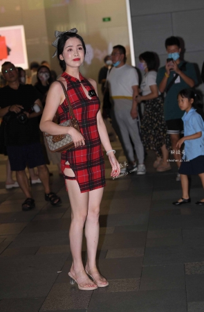 2193-21+165性感开衩裙淑女 5P