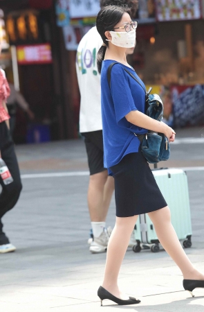 肉丝街拍高跟-16P