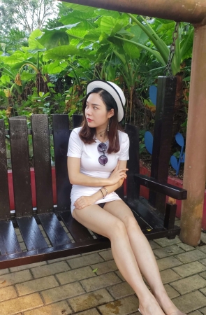 120江南小镇-白裙美女