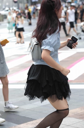 街拍黑丝妹子-14
