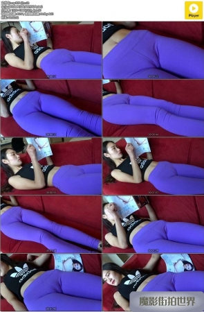 蓝色紧身瑜伽裤美女模拍无水印视频10部 [4.15 GB]