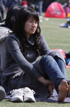 No503 室外街拍昨开张，肉丝少妇打头阵