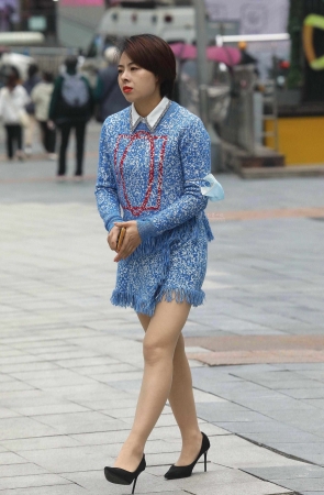诱惑肉丝街拍高跟shaofu-15P